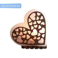 Соляная лампа "Сердце" 2-3 кг